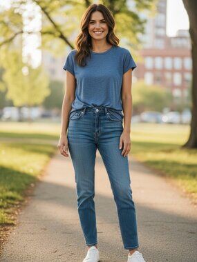 J.Crew Vintage Cotton Tee Shirt Size Small Soft Casual Basic